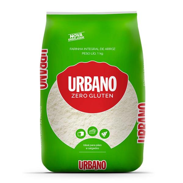 Imagem de Farinha De Arroz Integral Sem Glúten 1Kg Urbano