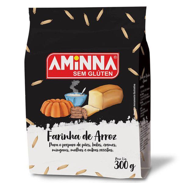 Imagem de Farinha de Arroz Sem Glúten 300G Aminna