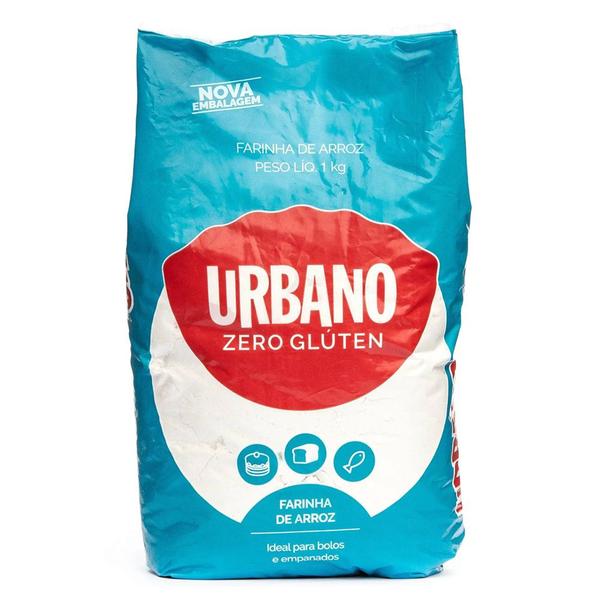 Imagem de Farinha de Arroz Zero Glúten 1 kg - Urbano