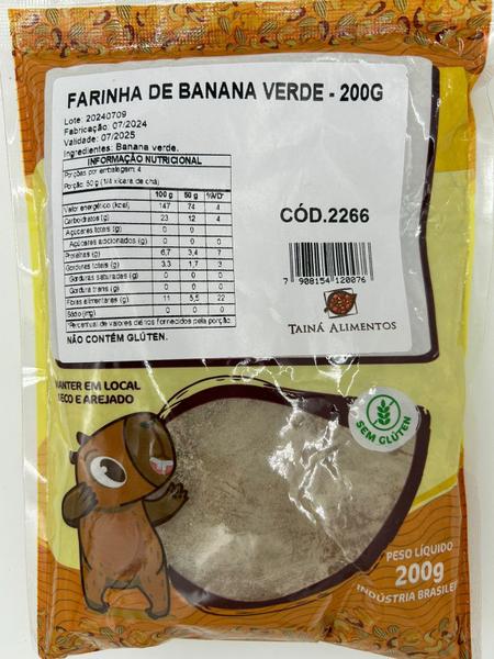 Imagem de Farinha De Banana Verde Sem Glúten Tainá 200 g