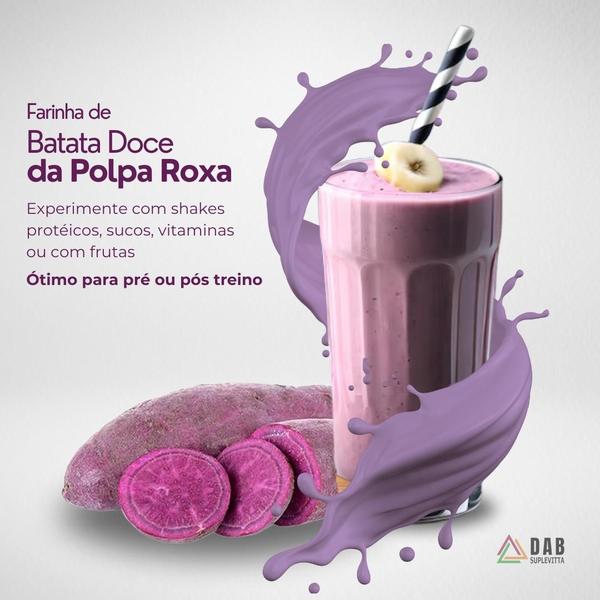 Imagem de Farinha de Batata Doce da Polpa Roxa 450g em Pó