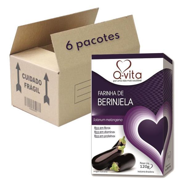 Imagem de Farinha De Berinjela Q-Vita 120G (6 Pacotes)