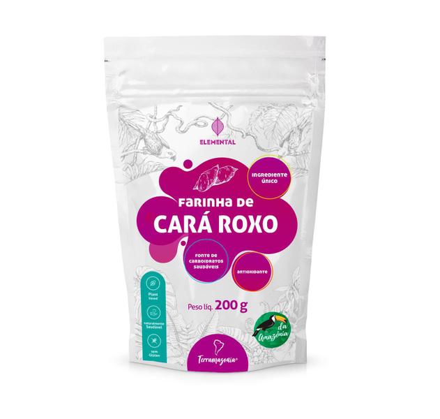 Farinha De Cará Roxo Terria 200G - Terramazonia Superplants Imagem de Farinha De Cará Roxo Terria 200G