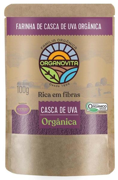 Farinha De Casca De Uva Orgânica Organovita 100 G Imagem de Farinha De Casca De Uva Orgânica Organovita 100 G