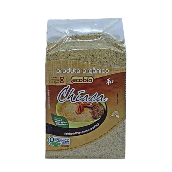 Farinha de Chia e Linhaça Chiaça Orgânica Ecobio 250g Imagem de Farinha de Chia e Linhaça Chiaça Orgânica Ecobio 250g