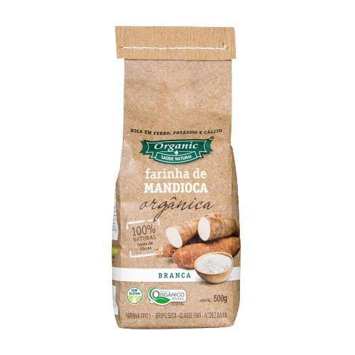 Farinha De Mandioca Branca Orgânica Organic 500G Imagem de Farinha De Mandioca Branca Orgânica Organic 500G