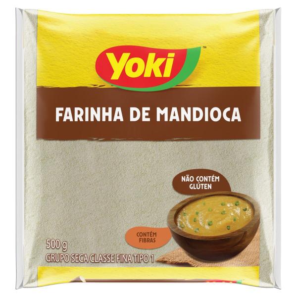 Imagem de Farinha de Mandioca Tipo 1 Yoki 500g