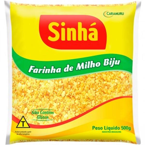 Farinha De Milho Biju Sinhá 500gr Imagem de Farinha De Milho Biju Sinhá 500gr