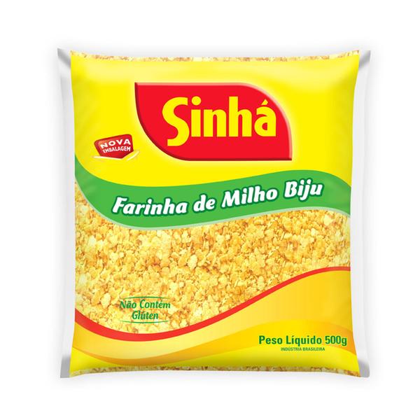 Farinha De Milho Biju Sinhá 500gr Imagem de Farinha De Milho Biju Sinhá 500gr