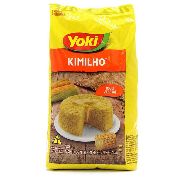 Farinha de Milho em Flocos Kimilho Yoki 500g Imagem de Farinha de Milho em Flocos Kimilho Yoki 500g
