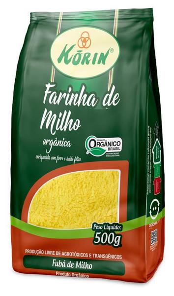 Farinha De Milho (Fubá) Korin Orgânica Pacote 500G Imagem de Farinha De Milho (Fubá) Korin Orgânica Pacote 500G