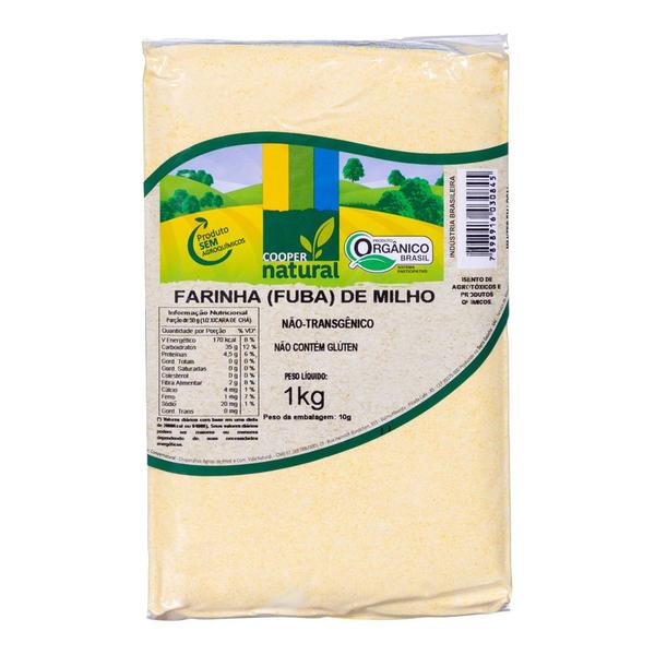 Farinha de Milho Orgânica Coopernatural 1kg Imagem de Farinha de Milho Orgânica Coopernatural 1kg