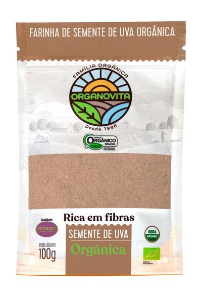 Farinha De Semente Uva - Orgânica - Rica Em Polifenóis - Organovita Imagem de Farinha De Semente Uva - Orgânica - Rica Em Polifenóis