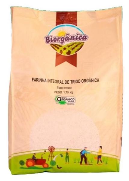 Farinha De Trigo Integral Orgânica Biorgânica 1,75Kg - Biorganica Imagem de Farinha De Trigo Integral Orgânica Biorgânica 1,75Kg