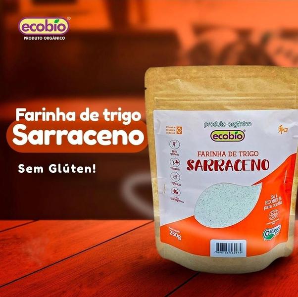 Imagem de Farinha de Trigo Sarraceno Orgânica Vegana S/ Glúten Ecobio 250g