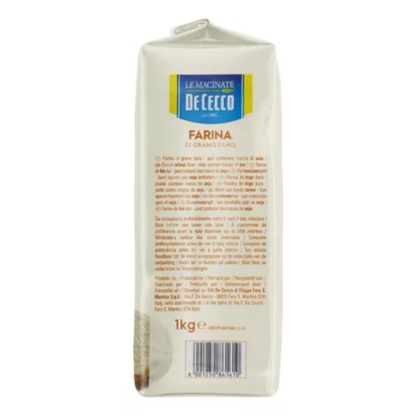 Imagem de Farinha di Grano Duro DE CECCO 1 Kg Itália