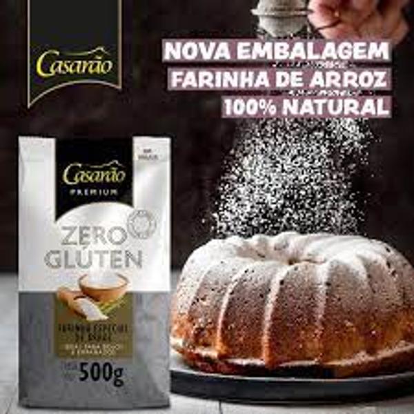 Imagem de Farinha Especial de Arroz Zero Gluten 500g - Casarão