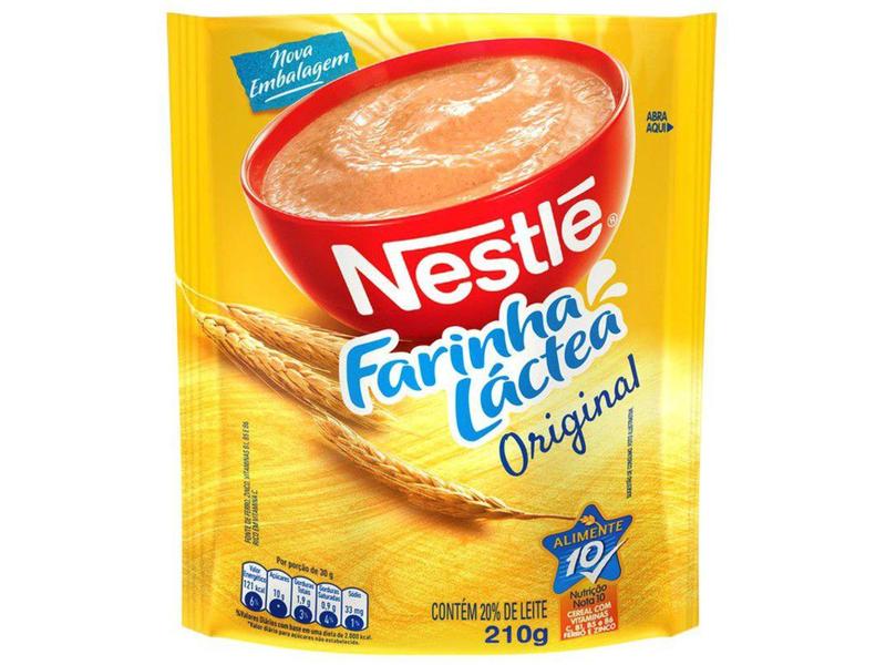 Farinha Láctea Nestlé Tradicional 210g Imagem de Farinha Láctea Nestlé Tradicional 210g