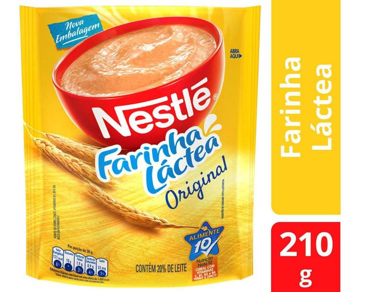 Farinha Láctea Nestlé Tradicional 210g Imagem de Farinha Láctea Nestlé Tradicional 210g