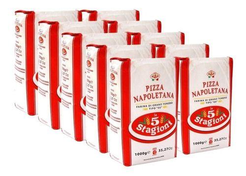 Farinha Le 5 Stagioni Napoletana 1kg 10 un Atacado Revenda Imagem de Farinha Le 5 Stagioni Napoletana 1kg 10 un Atacado Revenda