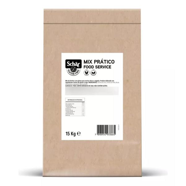 Farinha Mix Pratico Sem Glúten Fardo 15kg Food Service Schar Imagem de Farinha Mix Pratico Sem Glúten Fardo 15kg Food Service Schar
