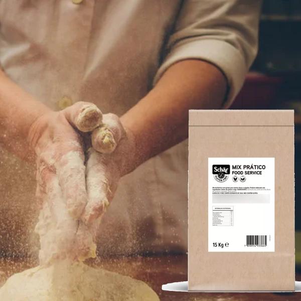Farinha Mix Pratico Sem Glúten Fardo 15kg Food Service Schar Imagem de Farinha Mix Pratico Sem Glúten Fardo 15kg Food Service Schar