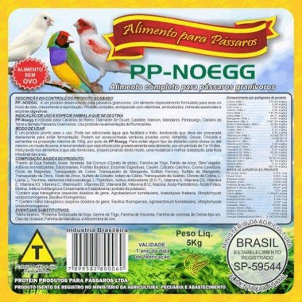 Imagem de Farinhada Protein Pássaros - PP NOEGG - 1kg