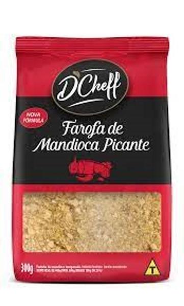 Imagem de Farofa de Mandioca Picante DCheff 300g - kit c/ 4 unds