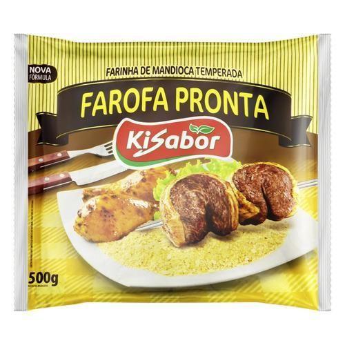 Imagem de Farofa Pronta De Mandioca Pacote 500G Kisabor