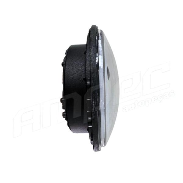 Imagem de Farol Angel Eyes Led + Suporte Jeep Troller Fusca Kombi