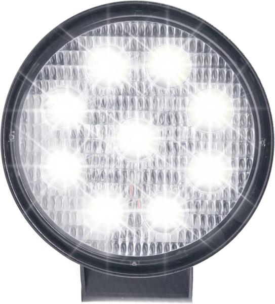 Imagem de Farol Auxiliar de Milha Led 12V 24V 6000K 27W 9 LEDS Redondo Marca Tech One