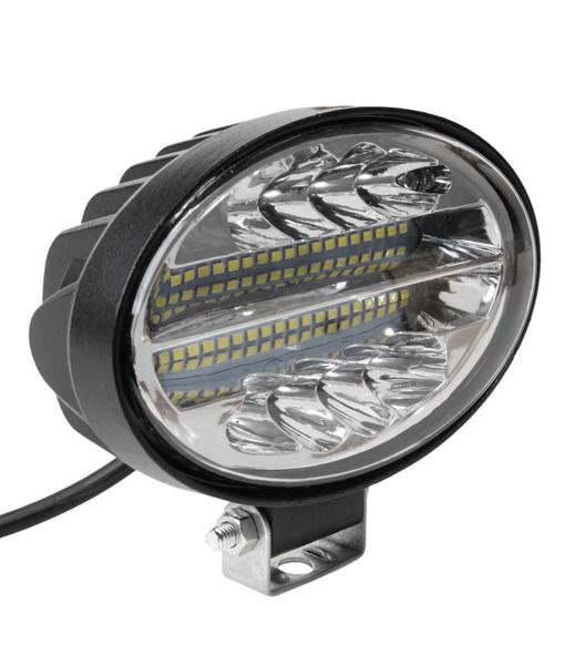 Imagem de Farol Auxiliar Led 144w Oval 12v 24v Caminhão Maquina Trator