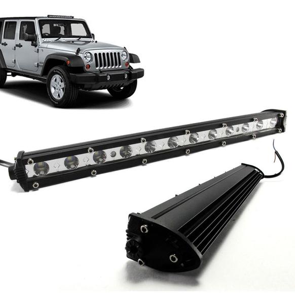 Imagem de Farol Auxiliar Led 36w 38cm Barra de LED SLIM troller rally offroad LE6762