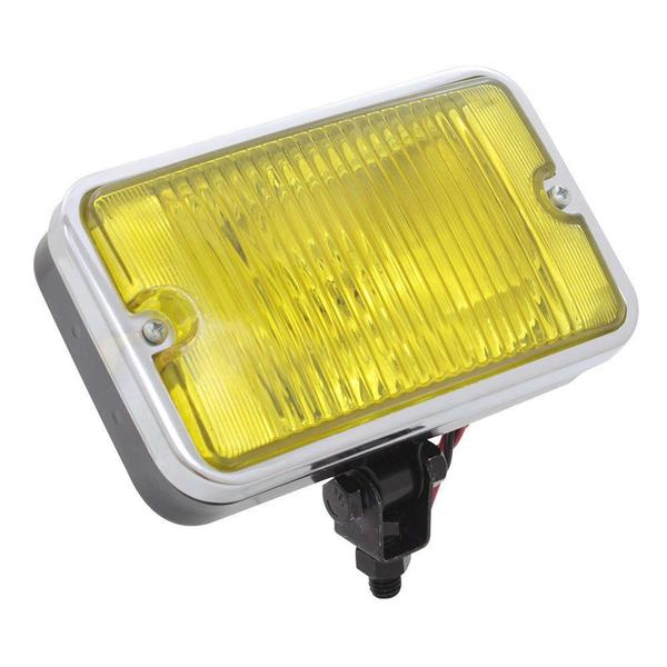 Imagem de Farol auxiliar milha com lente amarela para Ford Maverick GT GM Opala SS Dodge - 708F-S/L AM