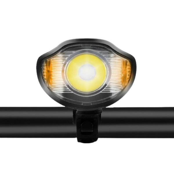 Farol Bicicleta Led Buzina Recarregável USB C/ Velocímetro - Mundo Bikes Imagem de Farol Bicicleta Led Buzina Recarregável USB C/ Velocímetro