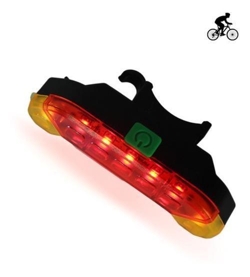 Imagem de Farol Bike Lanterna Led Bicicleta + Pisca Alerta Traseiro Fg