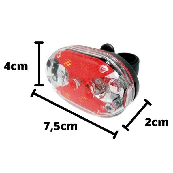 Farol Bike Traseira Luz Branca Fria Resistente A Água Fácil - Atrio Imagem de Farol Bike Traseira Luz Branca Fria Resistente A Água Fácil