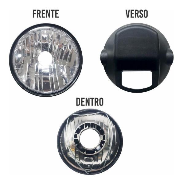 Imagem de Farol Cg 125 Titan 2000 Ate 2004 Fan 125 2005 Ate 2013