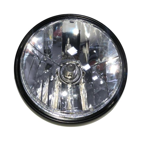 Imagem de Farol Completo Moto Factor 125 Aro Preto C/Lampada 2009 em diante