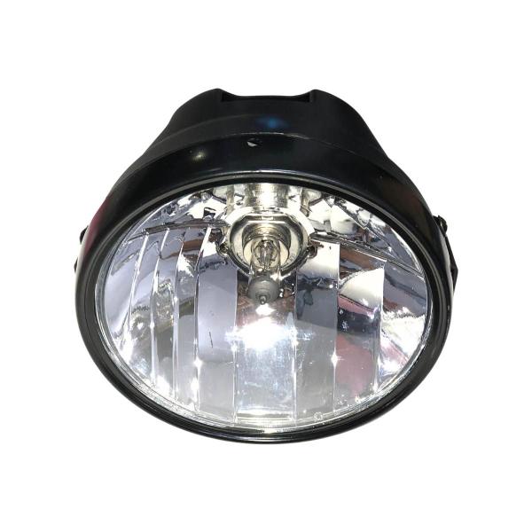 Imagem de Farol Completo Moto Factor 125 Aro Preto C/Lampada 2009 em diante