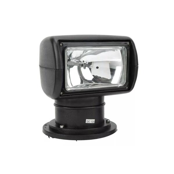 Farol De Busca Direcional C/ Controle 100w 12v Preto Barco - Noster Náutica Imagem de Farol De Busca Direcional C/ Controle 100w 12v Preto Barco