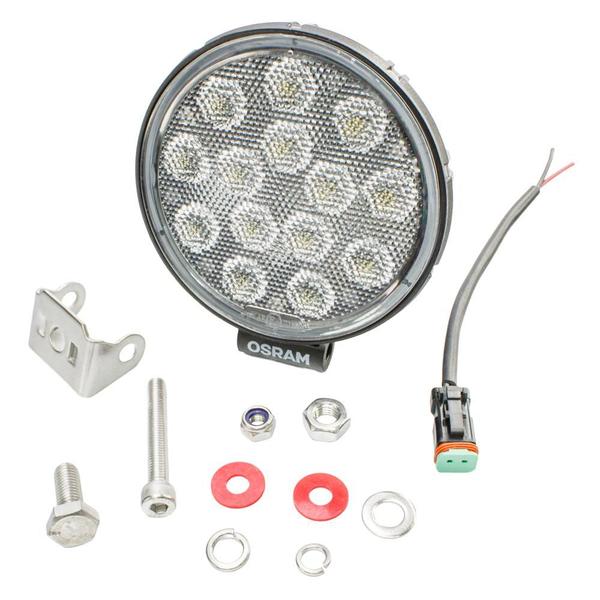 Imagem de Farol De Milha 14 Leds Bivolt 15w 6000k Smd Branco Redondo Carcaça Nylon - Osram - LEDDL108-WD