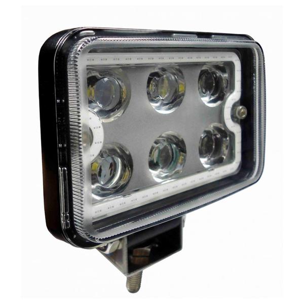 Imagem de Farol De Milha Auxiliar Retangular Leds 18w 12V/24V DNI4182