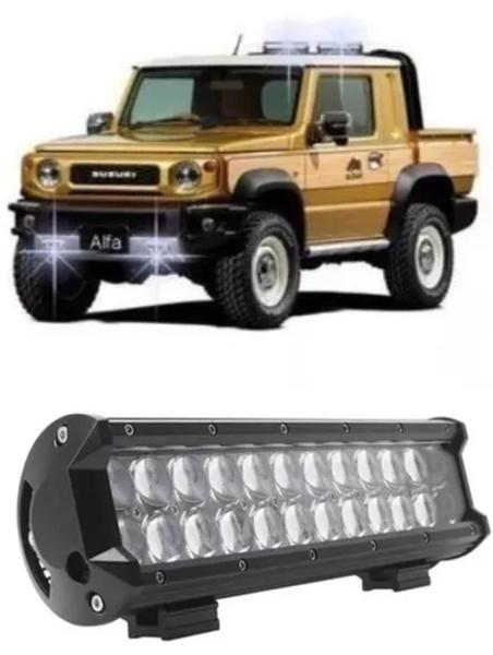 Imagem de Farol De Milha Barra Auxiliar 24 Leds 72w Cree 12/24v Led Offroad