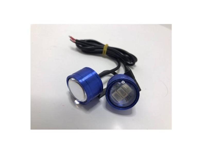 Imagem de Farol De Milha Led Azul Universal Mini Para Retrovisor Motos