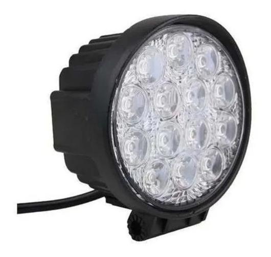 Imagem de Farol De Milha Off-Road 14 Leds 42W 12V/24V Redondo