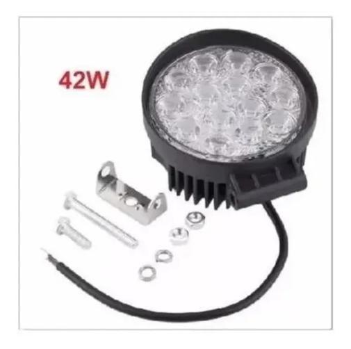 Imagem de Farol De Milha Off-Road 14 Leds 42W 12V/24V Redondo X 4Unid.