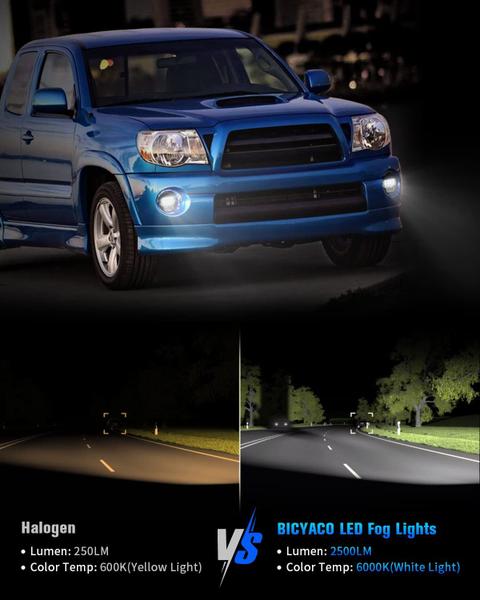 Imagem de Farol de neblina LED BICYACO compatível com Dodge Ram 1500 02-08