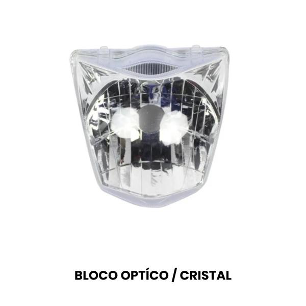 Imagem de Farol Frontal Frente Cg Titan 160 Modelo 2016 Até 2021 Com Aranha do Painel