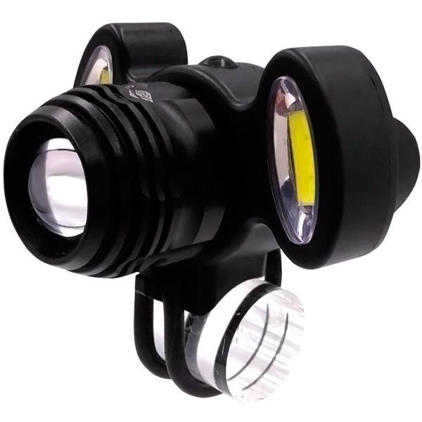 Imagem de Farol Lanterna Bike DY8062 Ajuste Cabeça LED Recarregável